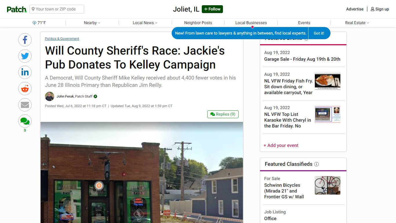 Will County Sheriff's Race: Do Campaign Donations Matter?